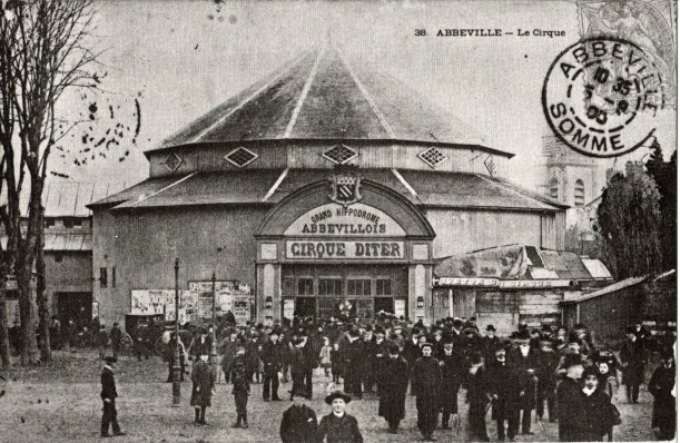 Cirques - cirque d'Abeville - carte postale d'époque